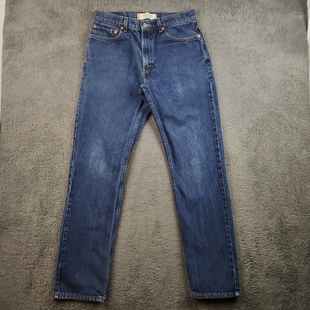 Levis Jeans Tag W34 L36 Fit W30 L32 Regular Fit 505 Straight Leg Cowboy American